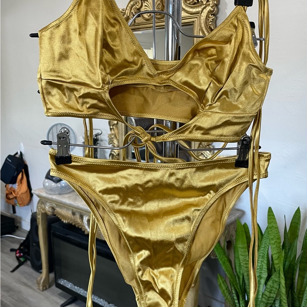 Gold Bikini Set